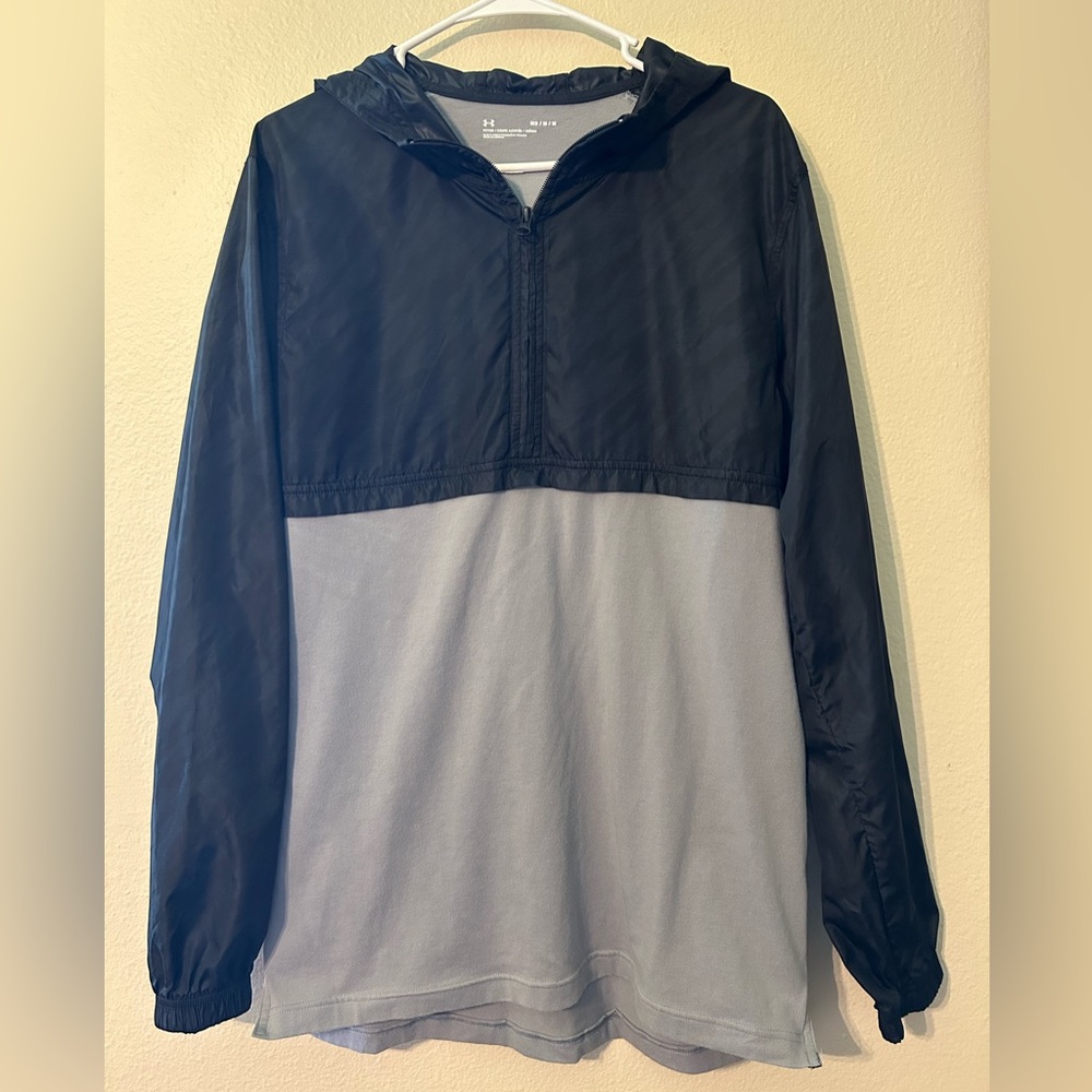Under Armour Black and Gray Jacket Mens Size Medium